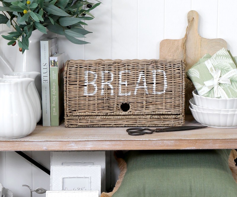 Milton Rattan Bread Basket Small