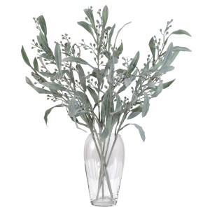 Set 3 Mimosa Leaf Stems, decorative flowers or foliage for vase styling