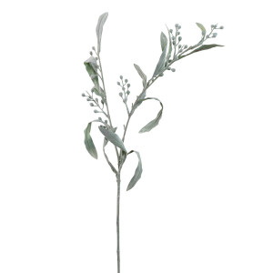 Set 3 Mimosa Leaf Stems, designed to add lasting floral or foliage detail to an interior display