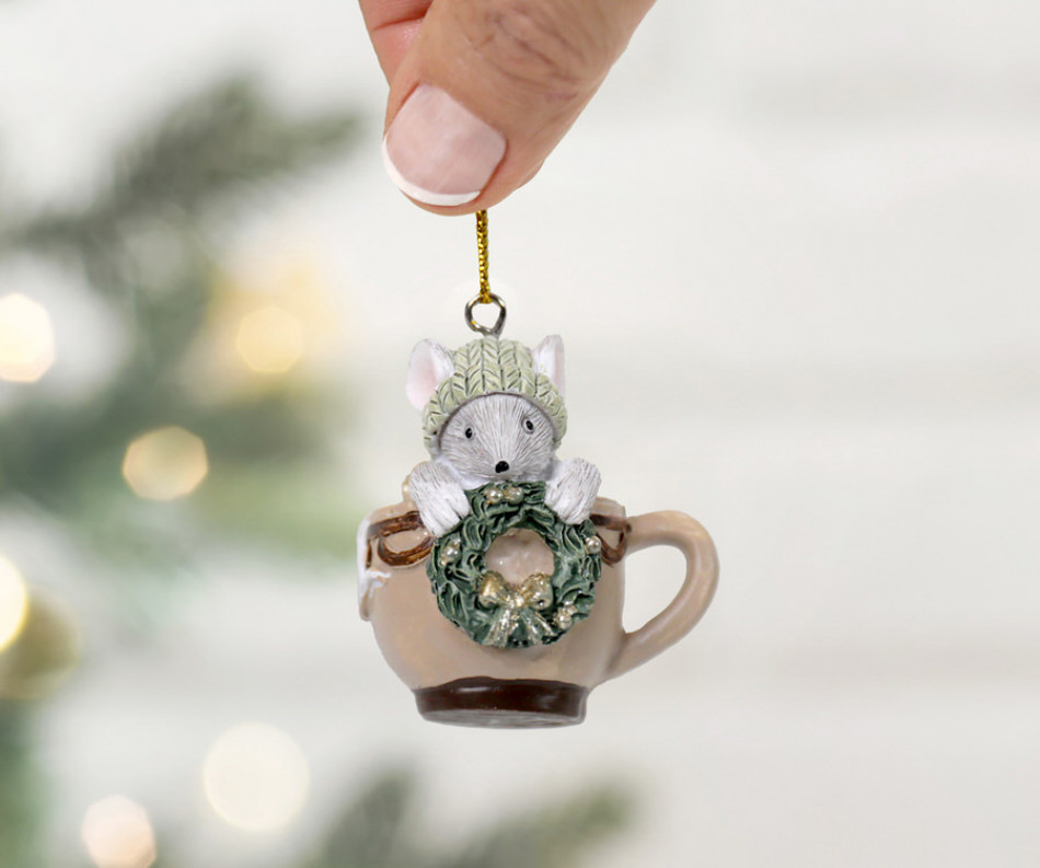 Maple the Mouse Teacup Decoration