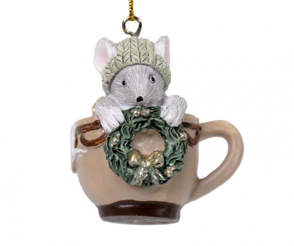 Maple the Mouse Teacup Decoration