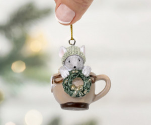 Maple the Mouse Teacup Decoration
