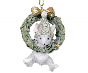 Juniper the Mouse Wreath Decoration