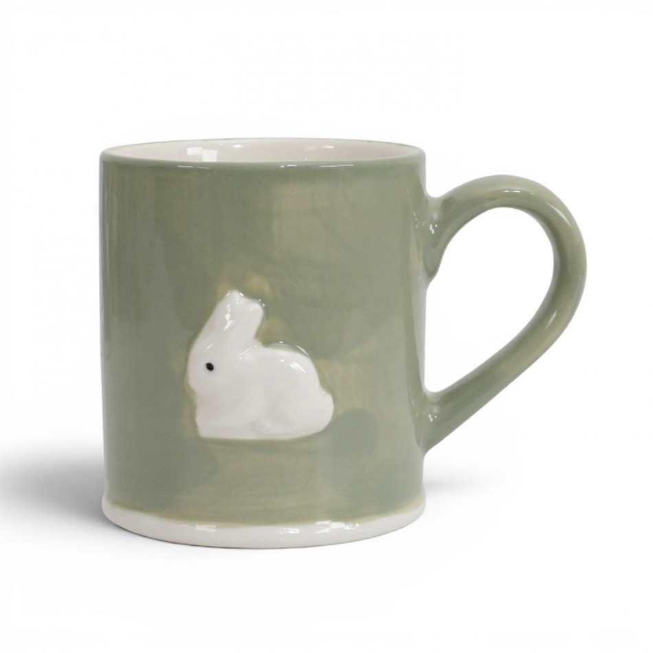 Animal Friends Rabbit Mug, a drinkware piece for serving and tabletop use