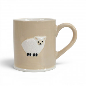 Animal Friends Sheep Mug, a drinkware piece for serving and tabletop use