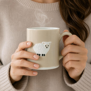 Animal Friends Sheep Mug, decorative tableware