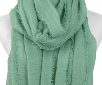 Seafoam Green Muslin Scarf