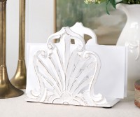 Cordelia Fan Letter or Napkin Holder - Whitewash