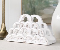 Marielle Letter or Napkin Holder - Whitewash