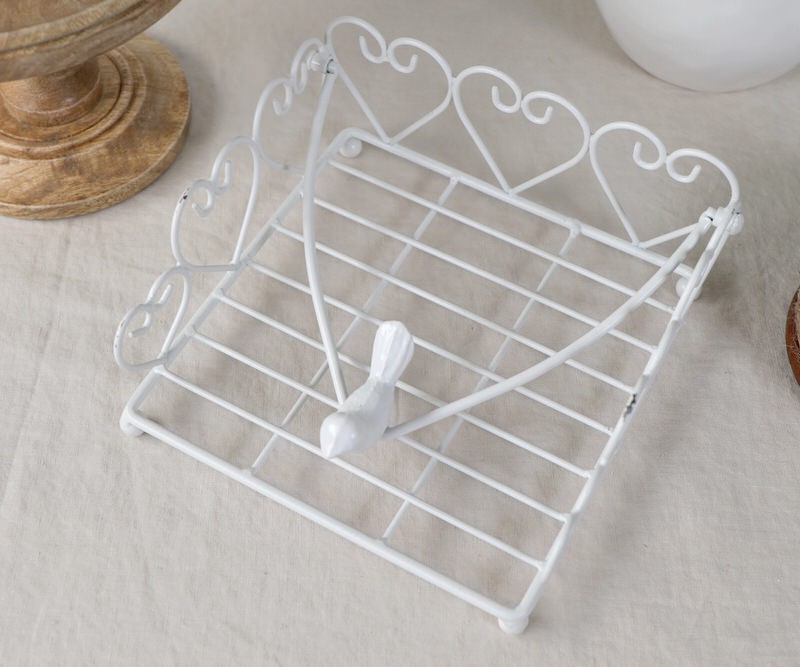 Sofia Bird Napkin Holder - White