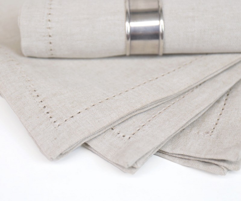 Set 4 Oatmeal Napkins