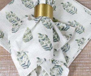 Set 4 Samara Denim Blue Napkins