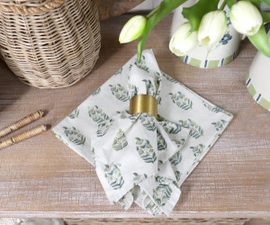 Set 4 Samara Denim Blue Napkins