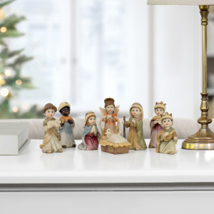 The Christmas Story Kids Nativity Set, indoor occasional table