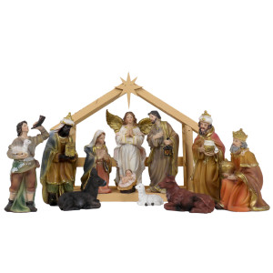 Traditional Christmas Nativity Set, shown as a standalone product for clear identification
