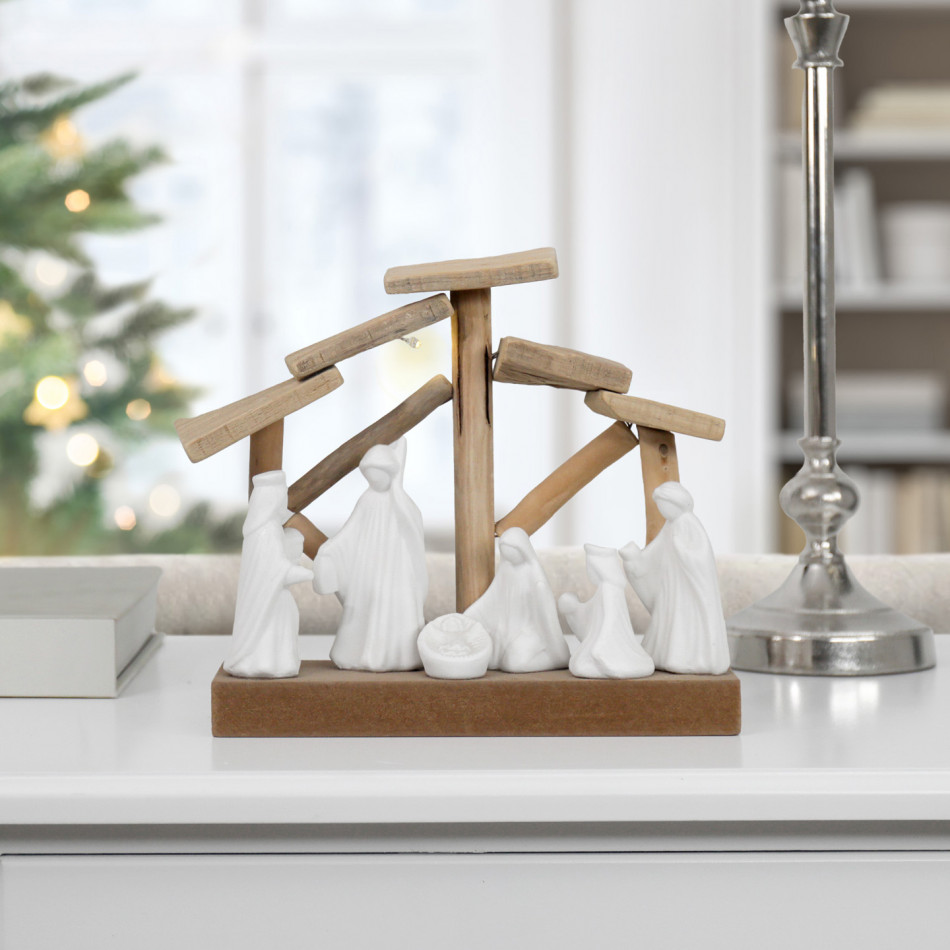 Peace On Earth Nativity Scene, decorative home accessory