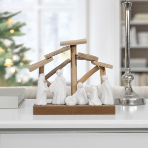 Peace On Earth Nativity Scene, decorative home accessory