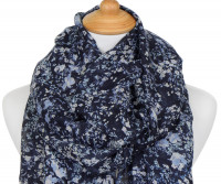 Juliet Navy Floral Scarf