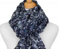 Juliet Navy Floral Scarf