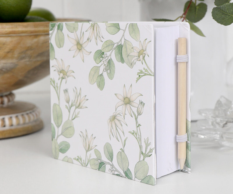 Flannel Flower Notepad & Pencil
