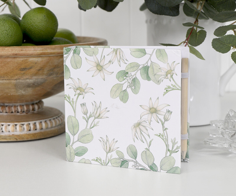 Flannel Flower Notepad & Pencil