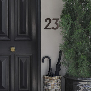 Kew Vintage House Number 3, a decorative sign for a wall, doorway or entrance