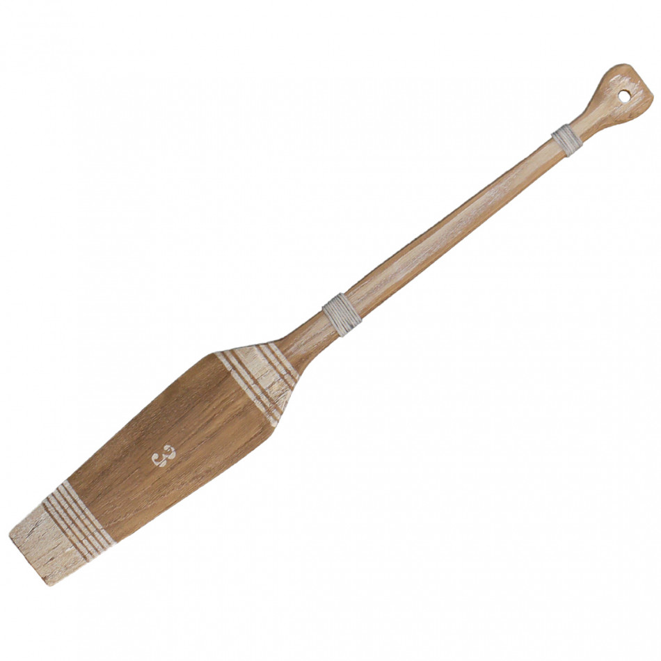 Regatta Rowing Oar No. 3 - White Stripes, shown as a standalone product for clear identification