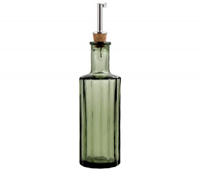 Green Martello Glass Oil Bottle