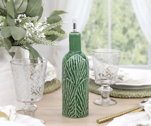 Savoy Cabbage Leaf Oil/Vinegar Bottle