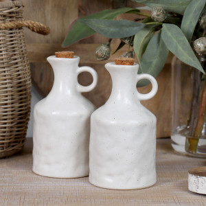 Set 2 Flinders Oil & Vinegar Bottles, a drinkware piece designed for serving beverages at the table