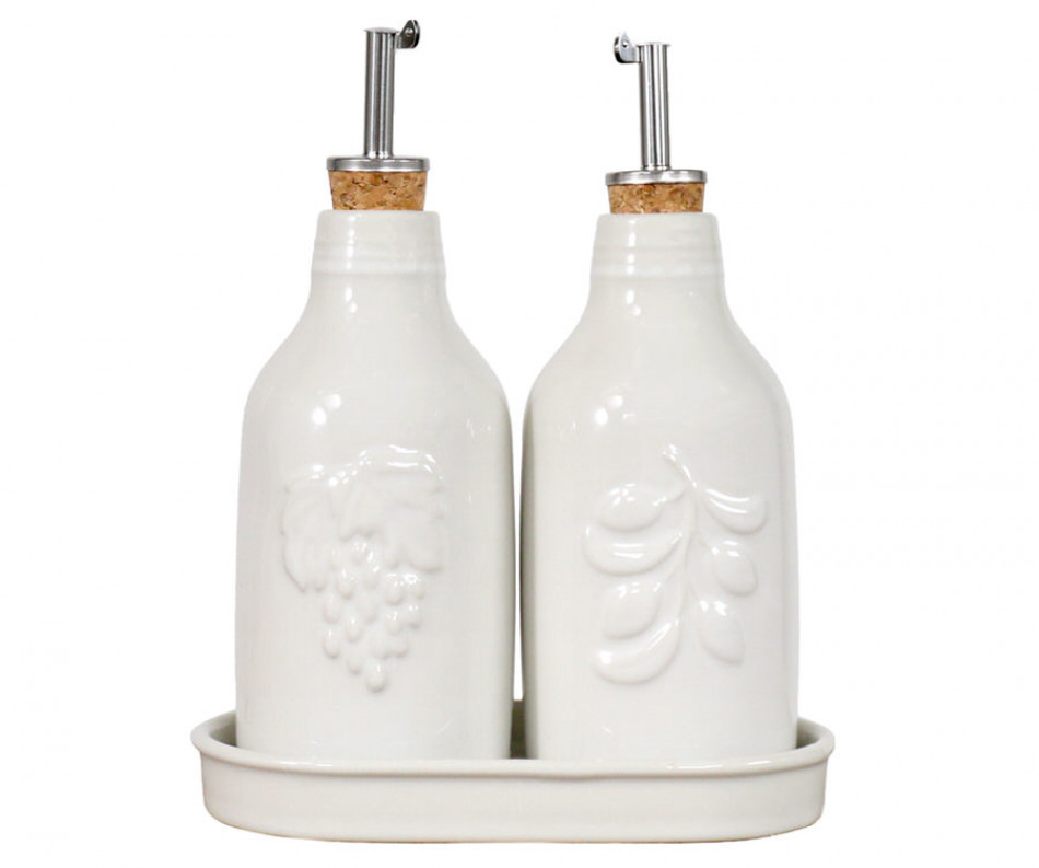 Set 2 Cucina Oil & Vinegar Bottles