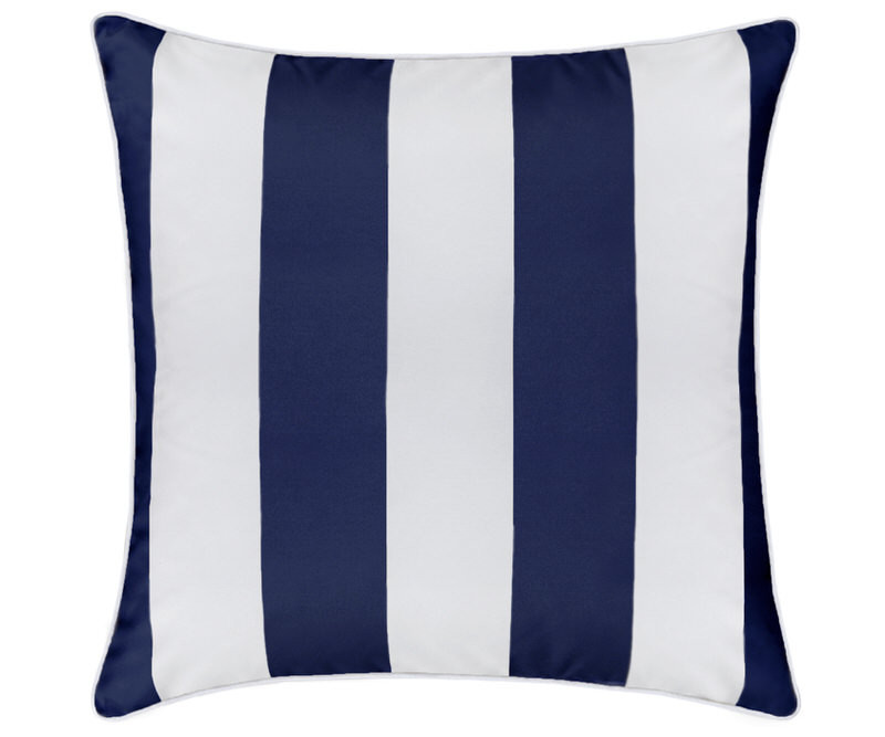 Nantucket Navy Stripe Outdoor Cushion