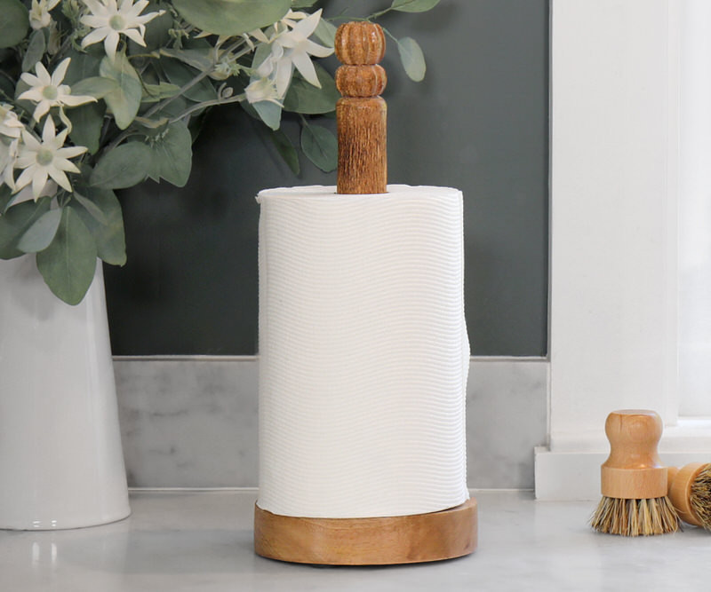 Oakridge Wooden Paper Towel Holder