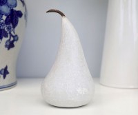 White Marble Pear - Large