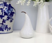 White Marble Pear - Large