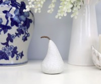 White Marble Pear - Small