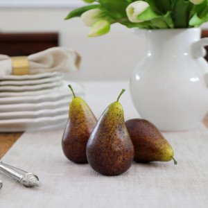 Set 3 Bosc Brown Pears, shown as a standalone product for clear identification