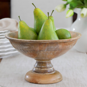Set 3 Corella Green Pears, shown as a standalone product for clear identification