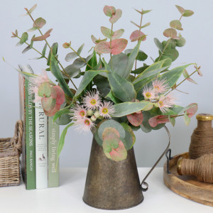 Set 3 Braemar Pink Eucalyptus Flower Stems, decorative home accessory