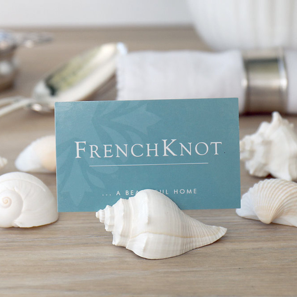 Set 8 Shell Placecard Holders, decorative home accessory