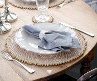 Avoca Whitewash Rattan Placemat