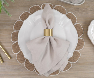 Set 4 Orlando Wreath Placemats