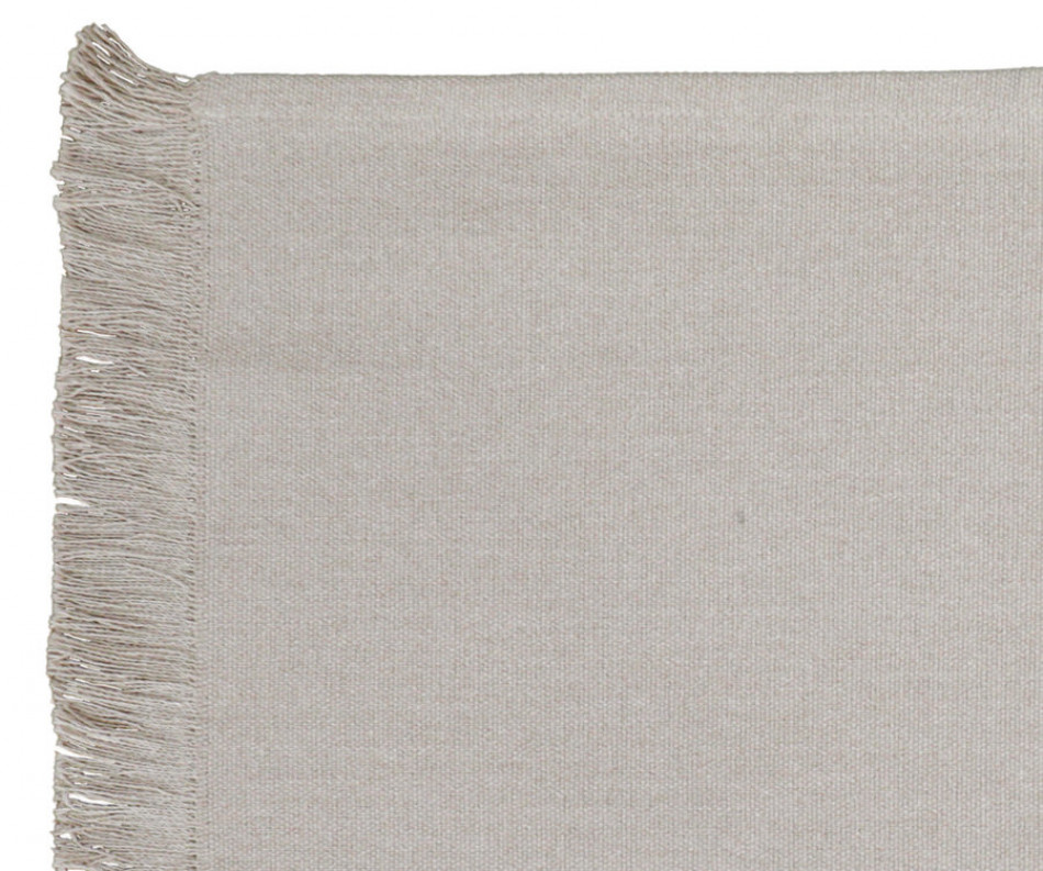 Set 4 Taupe Bronte Fringe Placemats