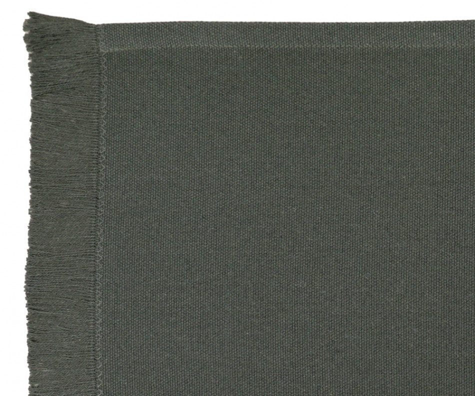 Set 4 Olive Bronte Fringe Placemats