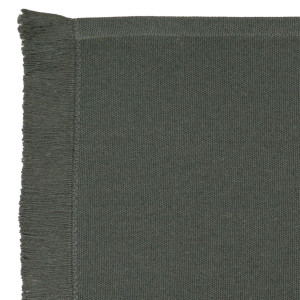 Set 4 Olive Bronte Fringe Placemats, a textile accessory designed for dining, kitchen or tabletop use