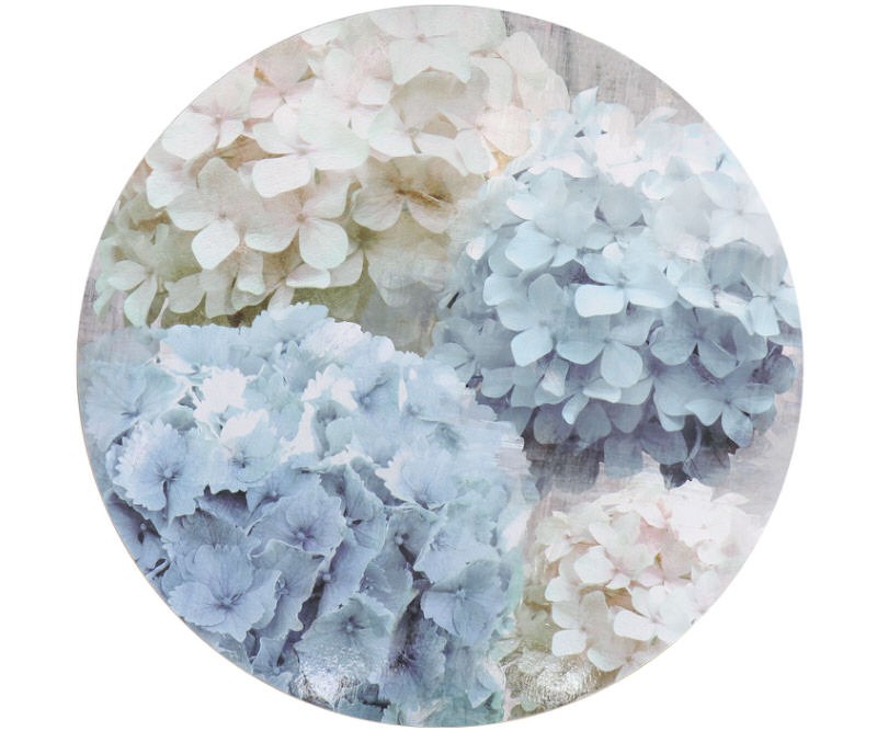 Set 4 Blue Hydrangeas Placemats