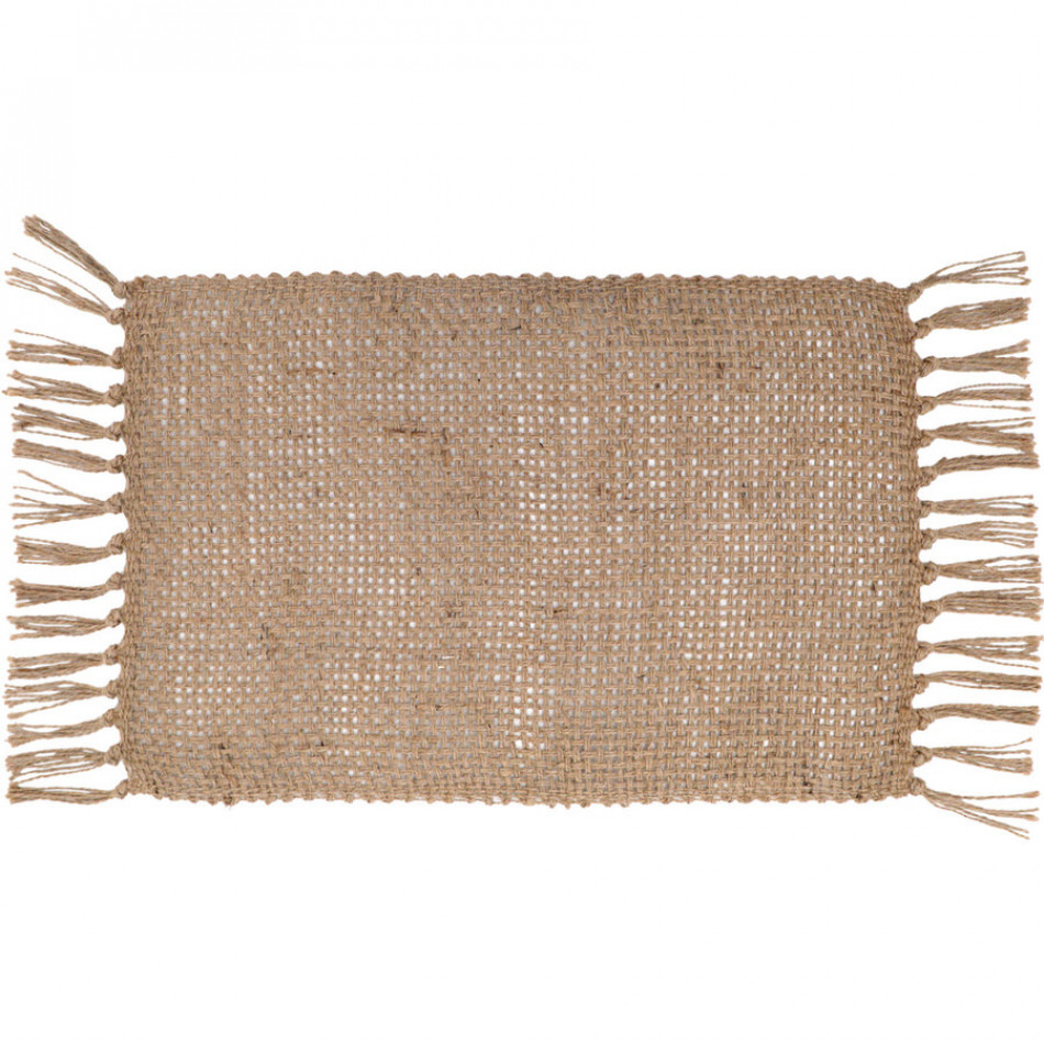 Set 4 Rowan Jute Placemats, a textile accent for dining or kitchen use
