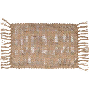 Set 4 Rowan Jute Placemats, a textile accent for dining or kitchen use