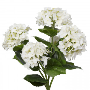 Alice White Hydrangea Artificial Plant in Pot, an artificial plant arranged for indoor display