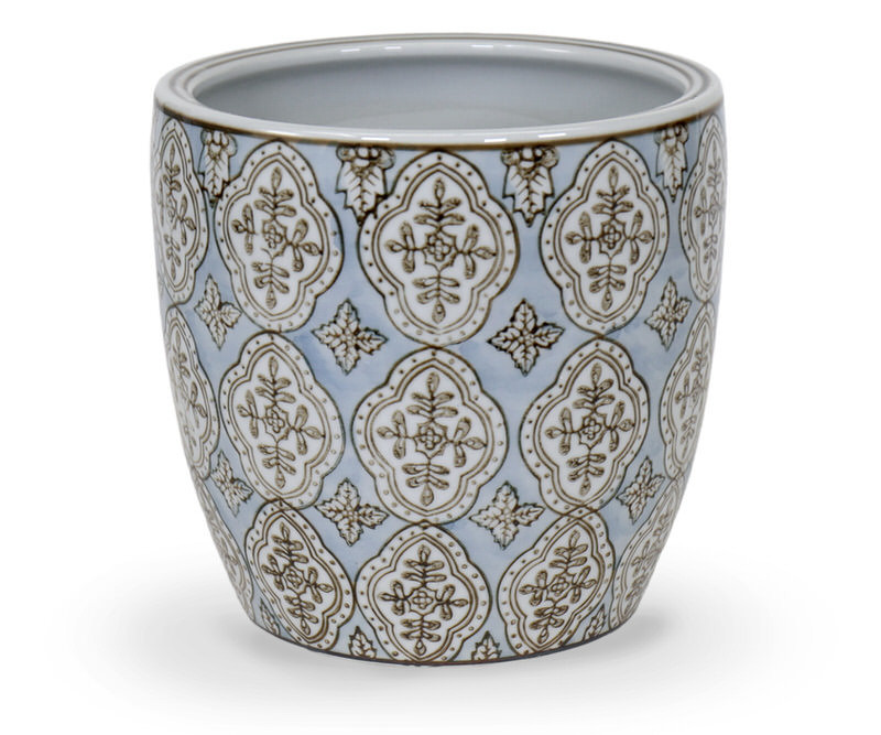 Small Carlisle Blue Planter